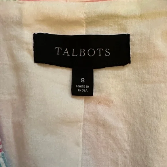 Talbots Multicolor Patchwork Blazer - Picture 2 of 3